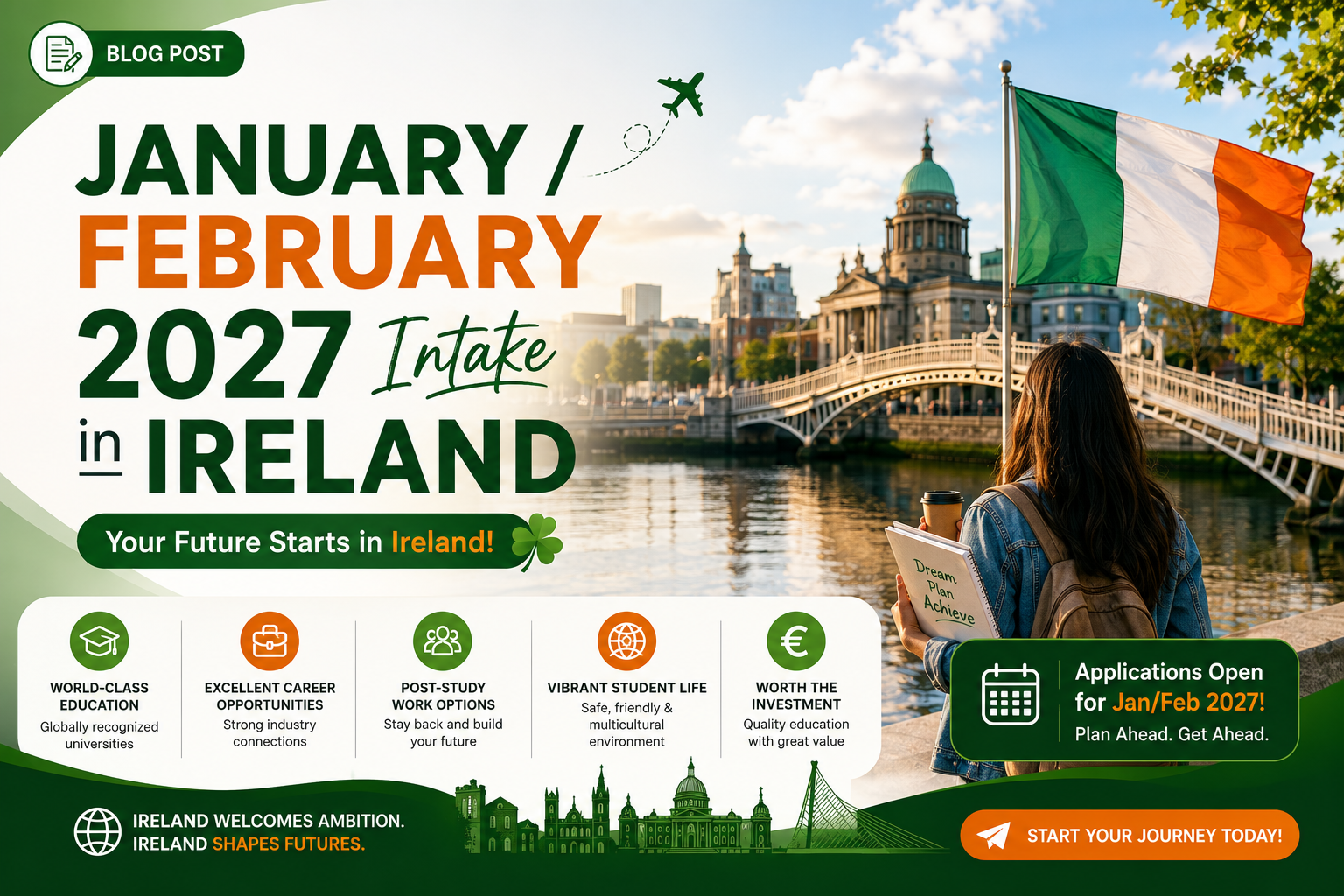 January/February 2027 Intake in Ireland